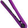 Evalectric 1.25 inch soft touch purple Hair Straightener