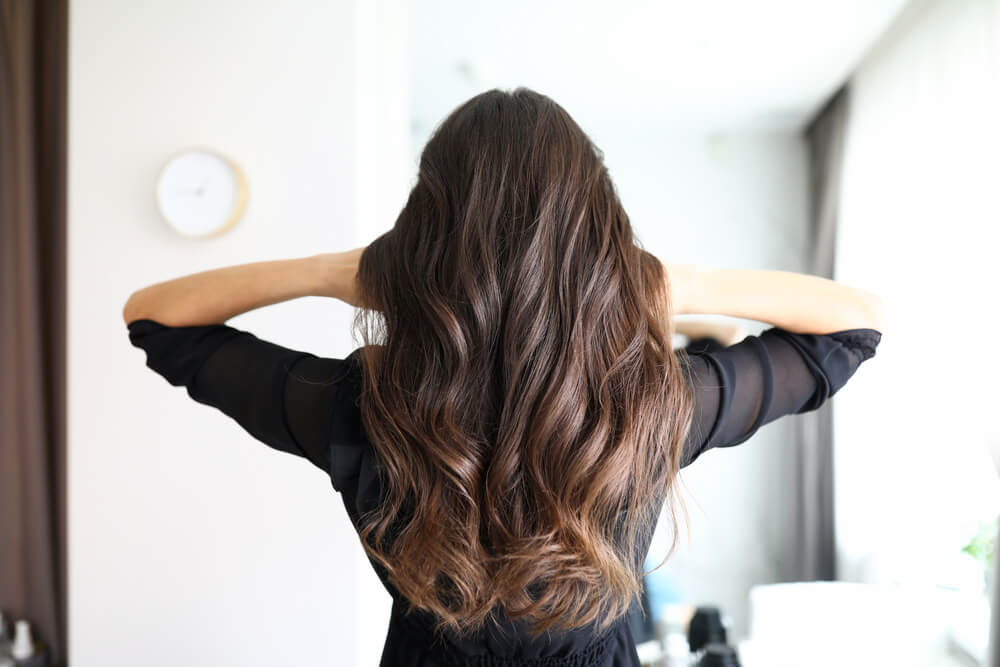 Curls with 2025 straightener long hair