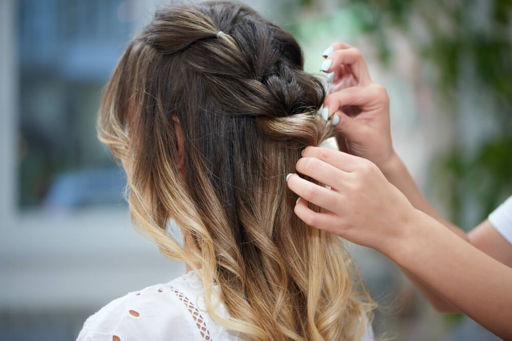 Braid in hair