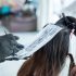 woman hair color
